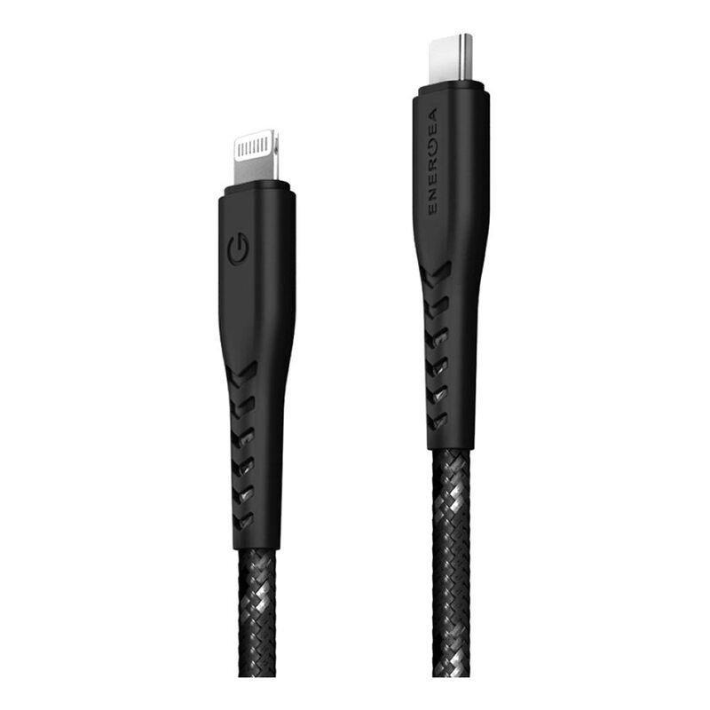 Energea Nyloflex USB-C to Lightning Cable MFI 1.5M Black, , large image number 1
