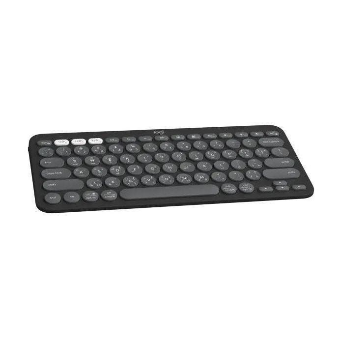 Logitech 920-011867 Pebble Keys 2 K380s Bluetooth Keyboard - Tonal Graphite (English/Arabic), , medium