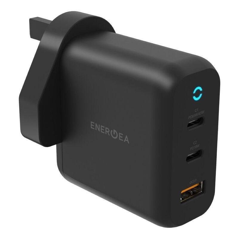 Energea Ampcharge Gan65 Wall Charger UK Black, , large image number 0