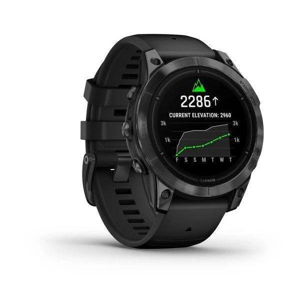 Garmin epix Pro (Gen 2) - Standard Edition Smartwatch - Slate Grey with Black Band (47mm), , large image number 1