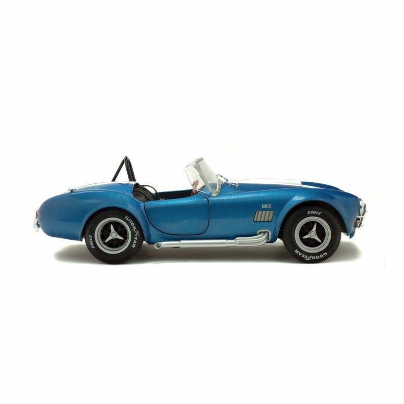 Solido AC Cobra 427 MK2 1965 1.18 Metallic Blue With White Stripes Diecast Model Car, , large image number 2