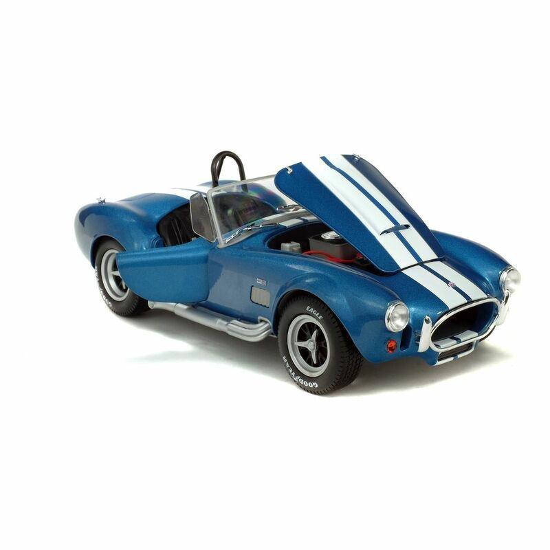 Solido AC Cobra 427 MK2 1965 1.18 Metallic Blue With White Stripes Diecast Model Car, , large image number 3
