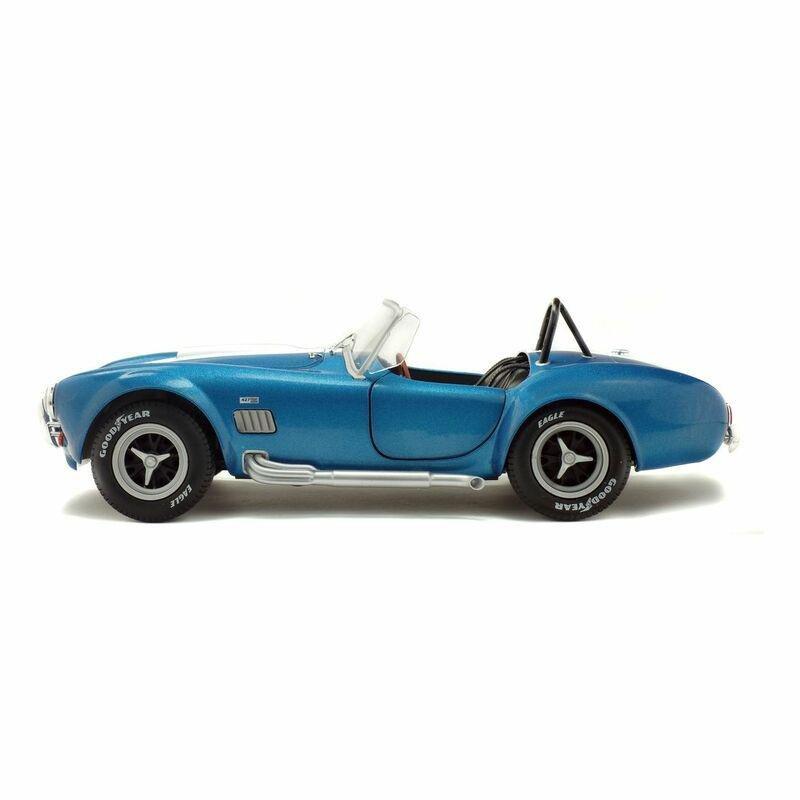 Solido AC Cobra 427 MK2 1965 1.18 Metallic Blue With White Stripes Diecast Model Car, , large image number 4