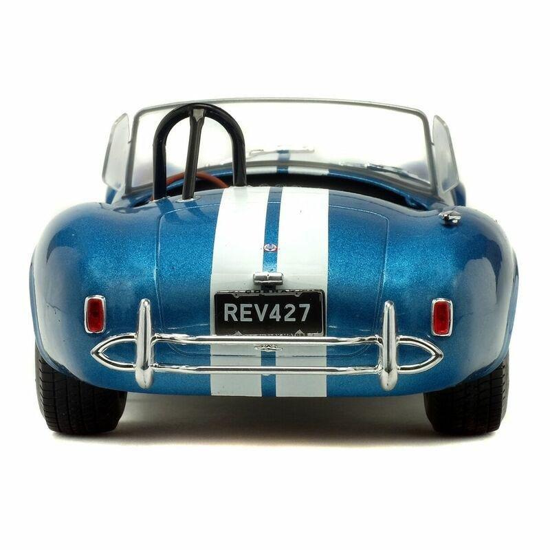 Solido AC Cobra 427 MK2 1965 1.18 Metallic Blue With White Stripes Diecast Model Car, , large image number 7