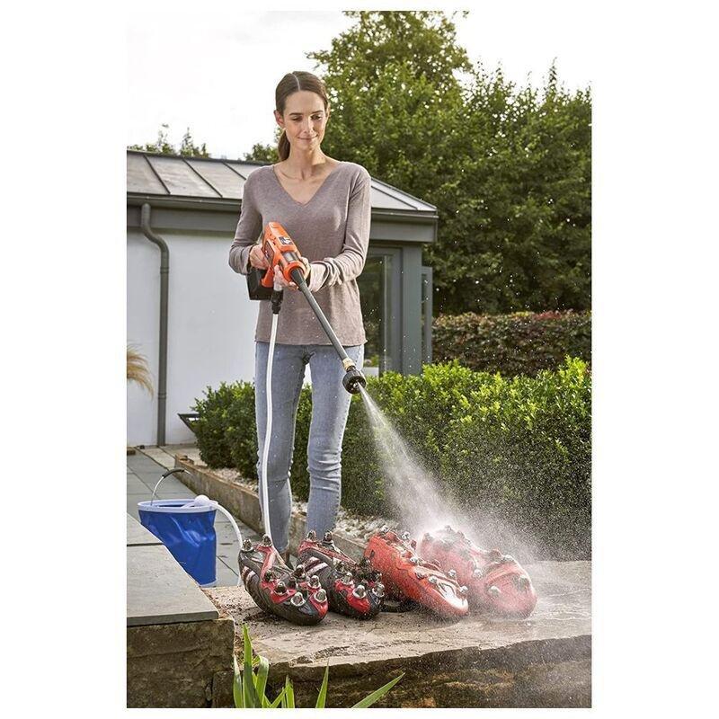 Black & Decker 18V Pressure Cleaner with 2Ah Battery & 1A Charger, , large image number 3