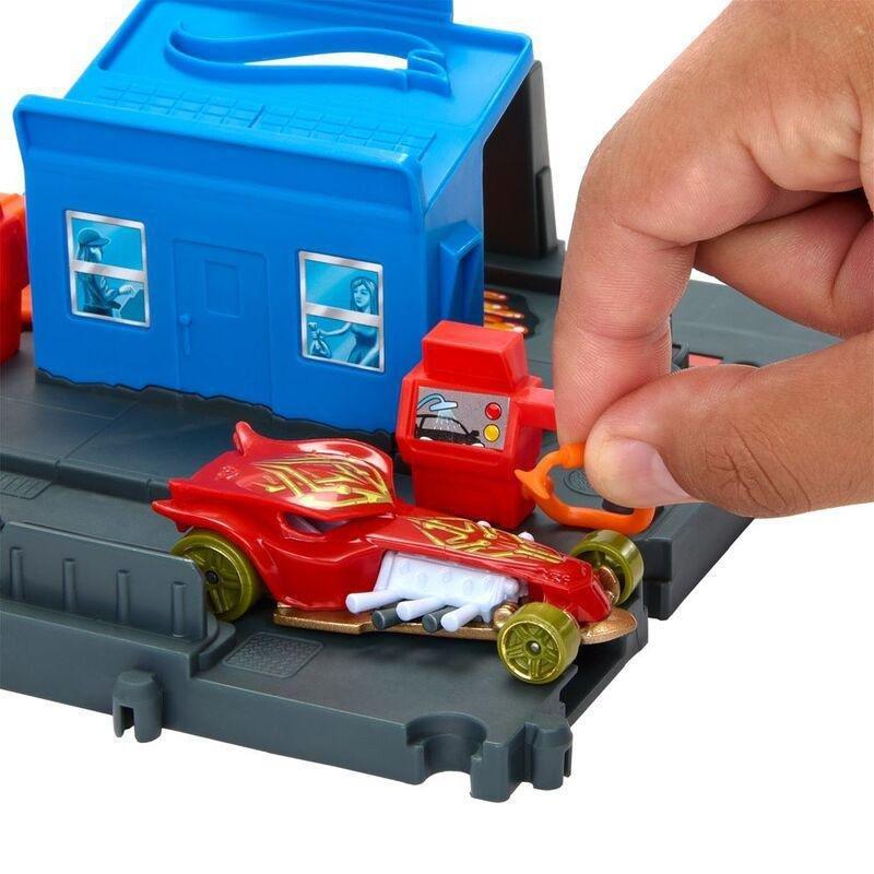 Hot Wheels City Fuel Station Shift Trackset HKX45, , large image number 2