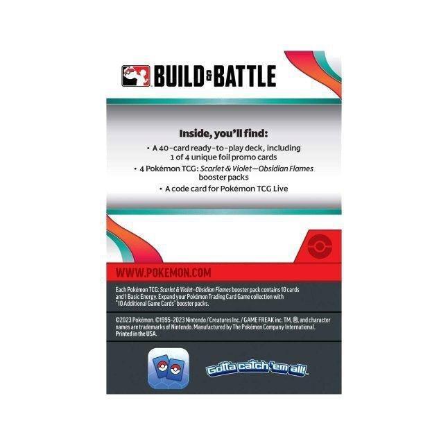 Pokémon TCG Scarlet & Violet 3 Obsidian Flames Build & Battle Box (SV03), , large image number 4