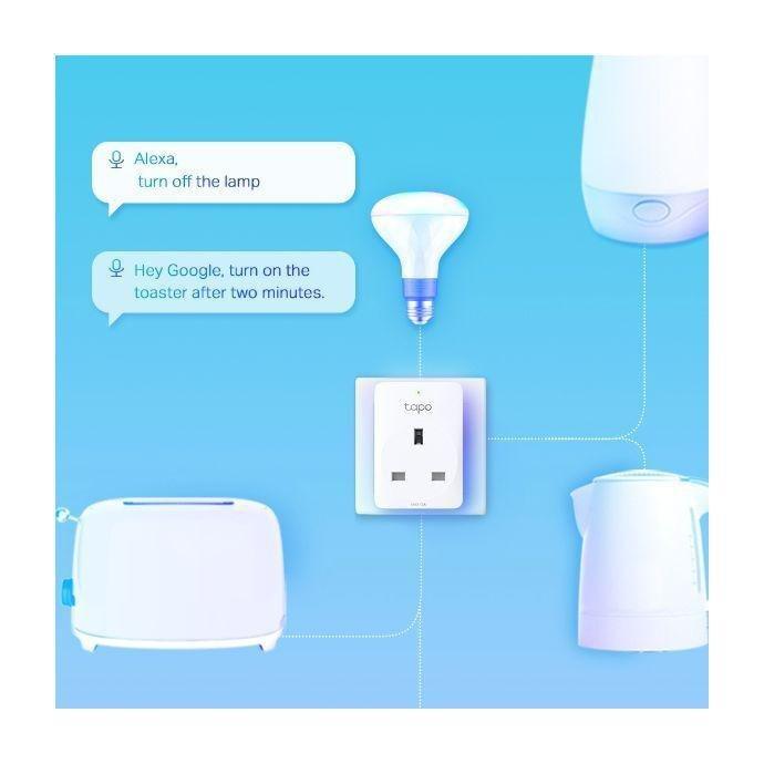 TP-Link Tapo-Mini Smart Wi-Fi Socket Energy Monitoring, , large image number 1