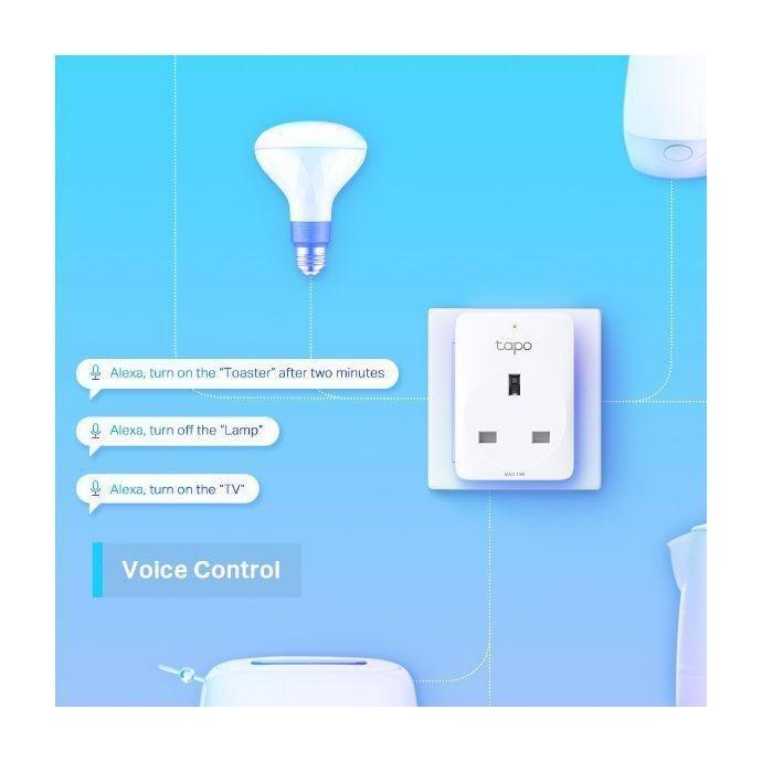 TP-Link Tapo-Mini Smart Wi-Fi Socket Tapo-P100 (Pack of 2), , large image number 2