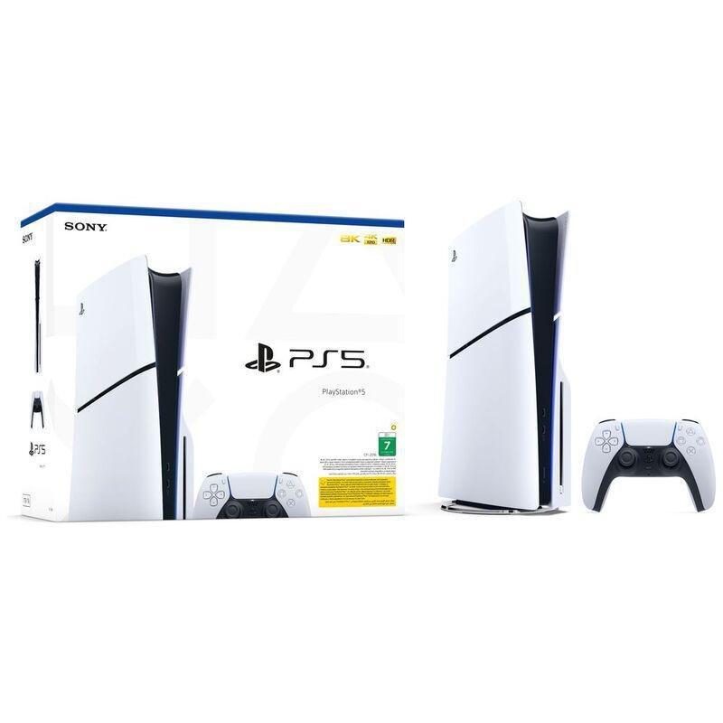 Sony PlayStation PS5 Standard Slim Console, , large image number 1