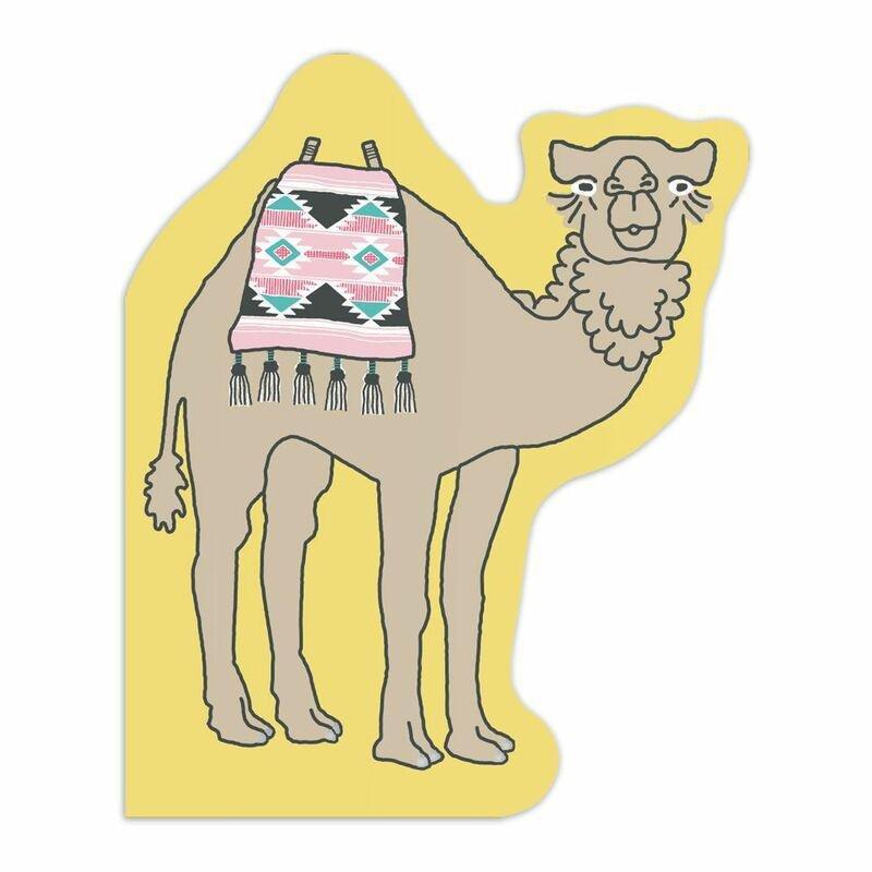 Little Majlis Camel Yellow Notebook, , large image number 0