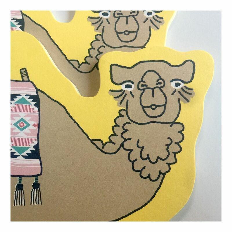 Little Majlis Camel Yellow Notebook, , large image number 2