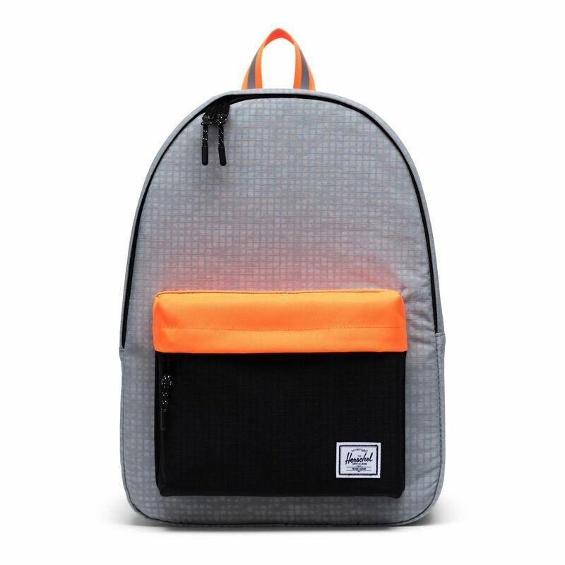 Herschel Classic Backpack Sharkskin Enzyme Ripstop/Black Enzyme Ripstop/Shocking Orange, , large image number 0