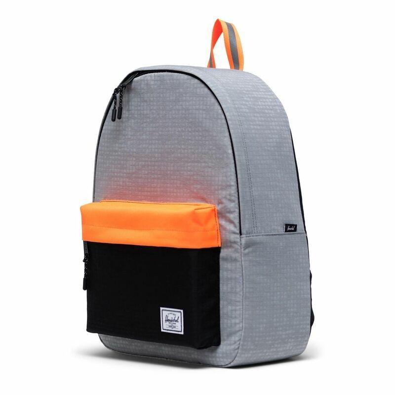 Herschel Classic Backpack Sharkskin Enzyme Ripstop/Black Enzyme Ripstop/Shocking Orange, , large image number 1