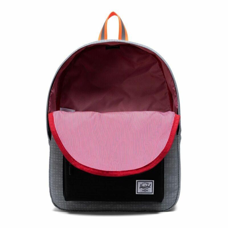 Herschel Classic Backpack Sharkskin Enzyme Ripstop/Black Enzyme Ripstop/Shocking Orange, , large image number 3