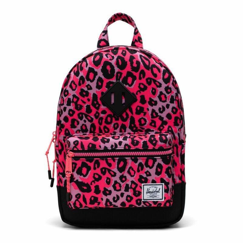 Herschel Heritage Kids Backpack Cheetah Camo Neon Pink/Black, , large image number 0