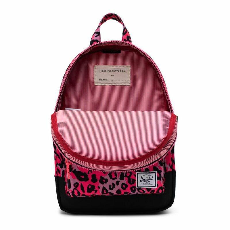 Herschel Heritage Kids Backpack Cheetah Camo Neon Pink/Black, , large image number 2