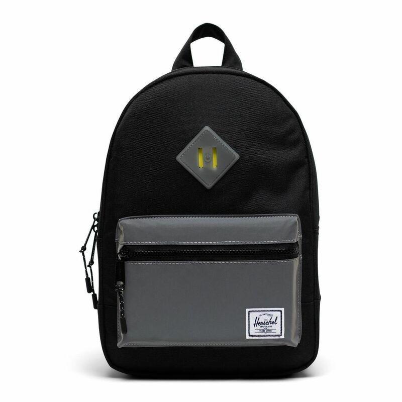 Herschel Heritage Kids Backpack Black/Silver Reflective, , large image number 0