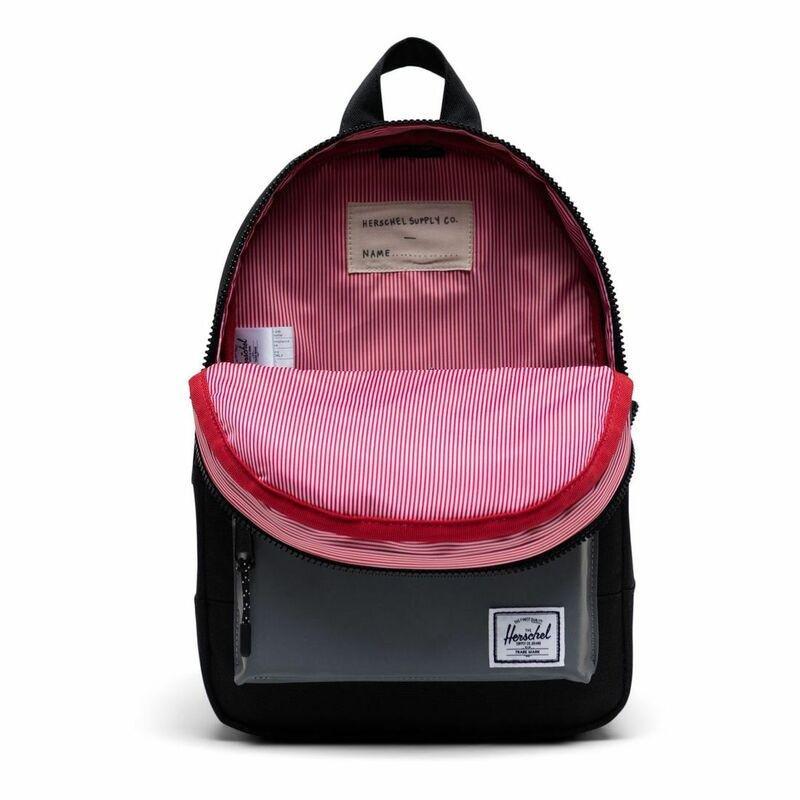 Herschel Heritage Kids Backpack Black/Silver Reflective, , large image number 3