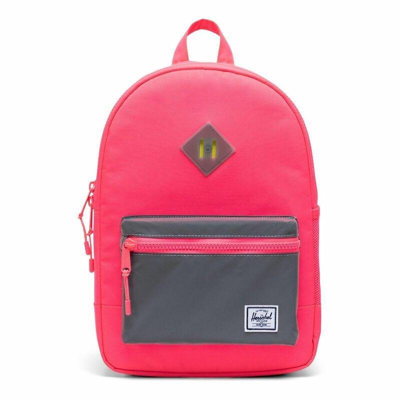 Herschel Heritage Youth Backpack Neon Pink/Silver Reflective, , large image number 0
