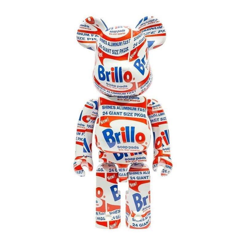 Bearbrick Andy Warhol X Brillo 1000&#37; Figure (70 cm), , large image number 0