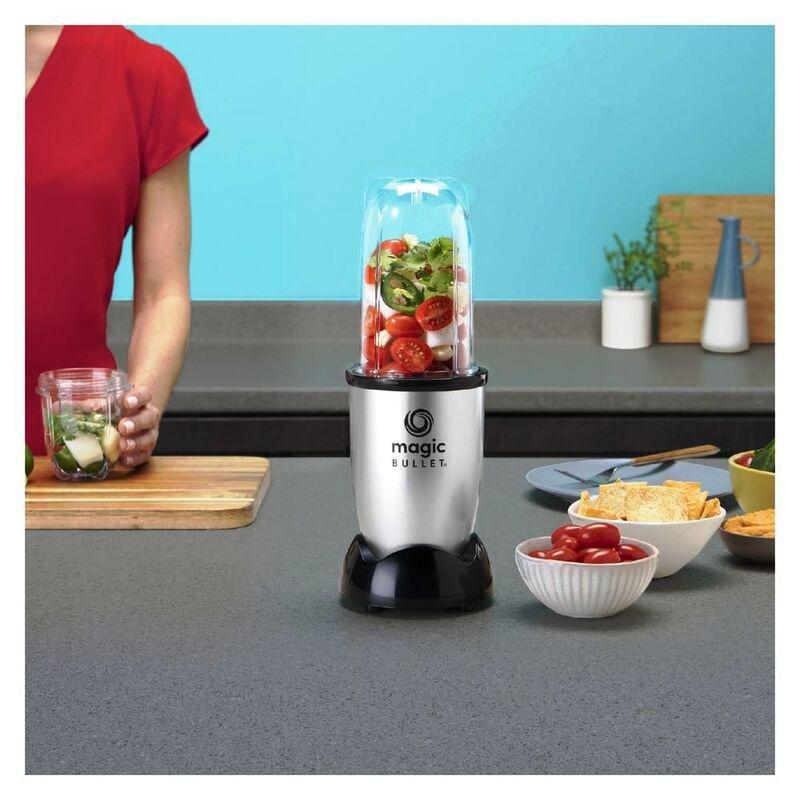 Nutribullet Magic Bullet High-Speed Blender/Mixer System 400W Silver (Set of 11), , large image number 1