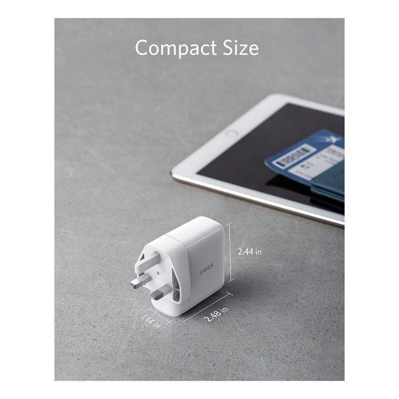 Anker PowerPort III Duo 40W 2-Ports USB-C Power Adapter White, , large image number 1