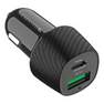 BAYKRON - Baykron 36W Car Charger with Qc3.0/And USB Type-C Power Delivery 20W