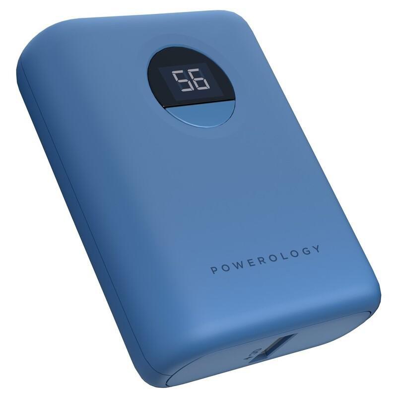 Powerology Ultra-Compact Power Bank 10000mAh PD 20W Blue, , large image number 0