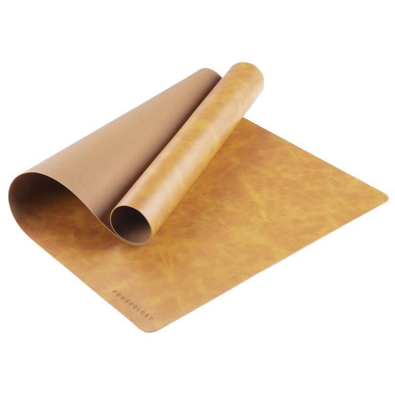 Powerology Vegan Leather Desk Pad Cognac, , large image number 0