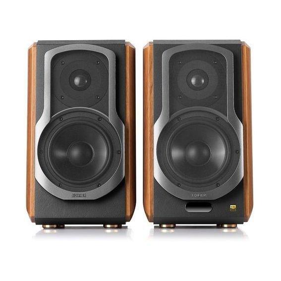 Edifier S1000MKII Brown Studio Bookshelf Speakers, , large image number 0