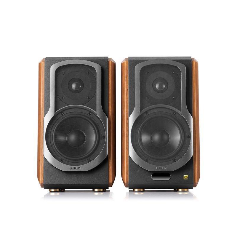 Edifier S1000MKII Brown Studio Bookshelf Speakers, , large image number 1