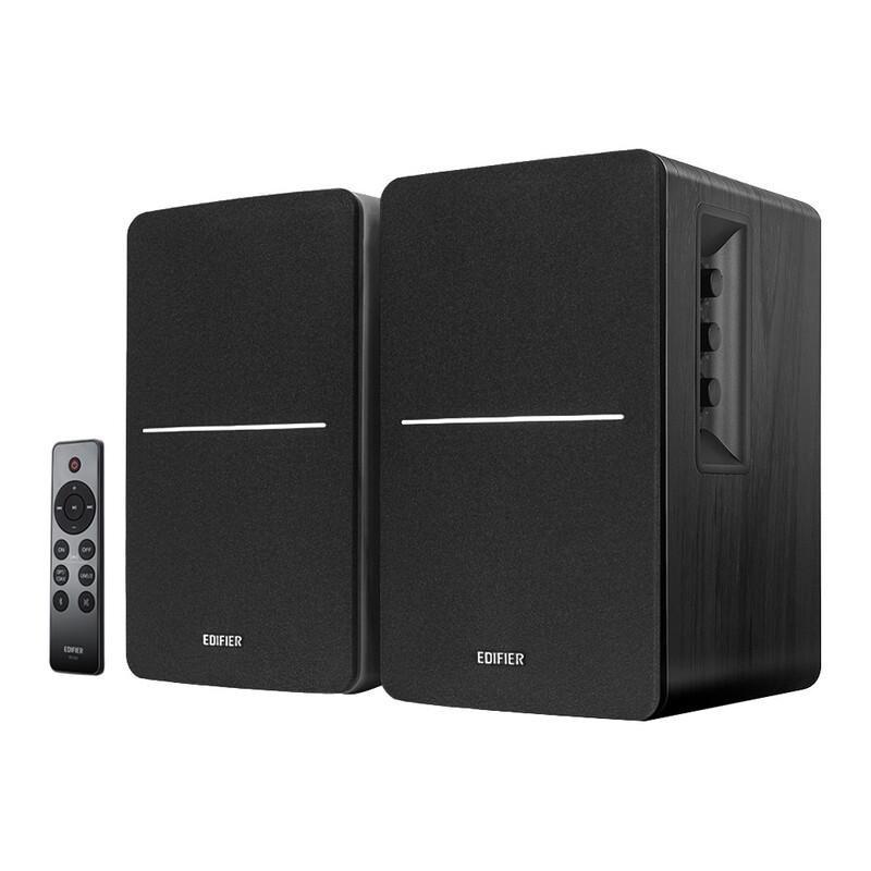 Edifier R1280D Black Powerful Bookshelf Speakers, , large image number 0
