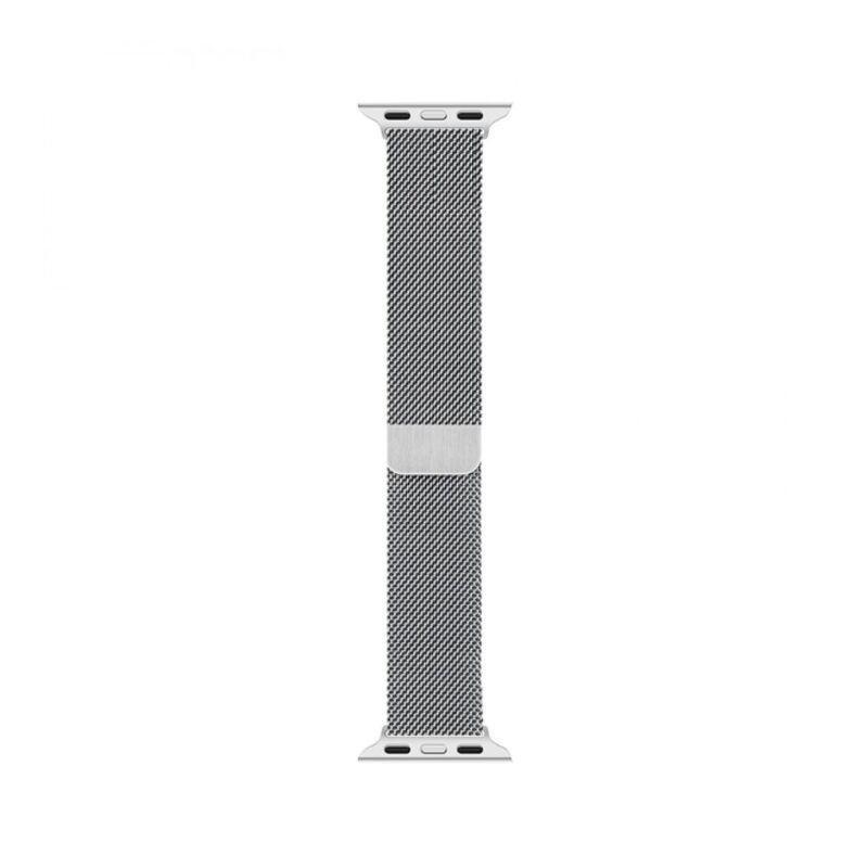 HYPHEN Raleigh Stainless Steel Apple Watch Strap 38-40mm Silver (Compatible with Apple Watch 38/40/41mm), , medium