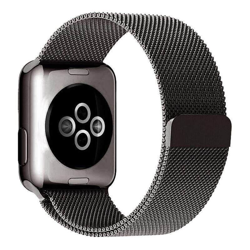 HYPHEN Raleigh Stainless Steel Apple Watch Strap 42-44mm Black (Compatible with Apple Watch 42/44/45mm), , large image number 4