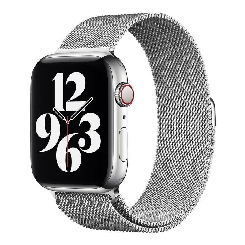 HYPHEN Raleigh Stainless Steel Apple Watch Strap 42-44mm Silver (Compatible with Apple Watch 42/44/45mm), , large image number 3