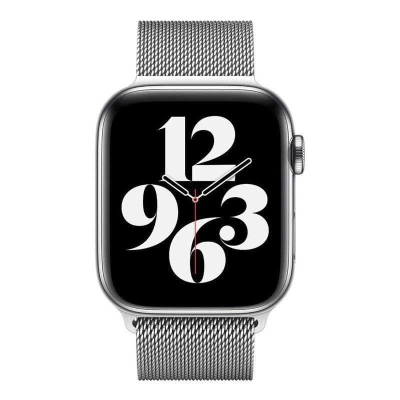 HYPHEN Raleigh Stainless Steel Apple Watch Strap 42-44mm Silver (Compatible with Apple Watch 42/44/45mm), , large image number 4