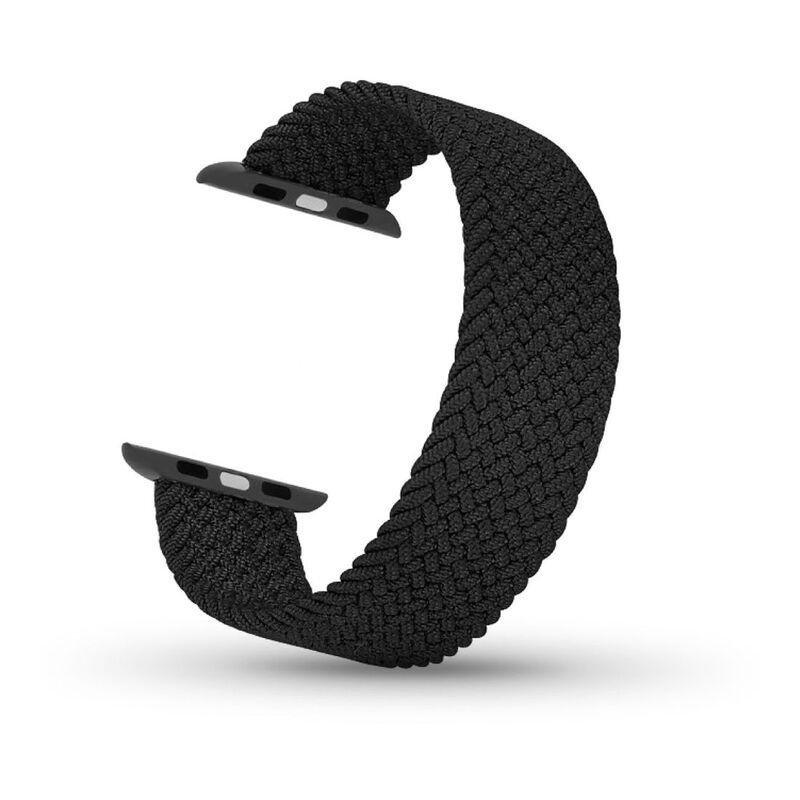 HYPHEN - HYPHEN Oxnard Braided Apple Watch Band 38-40mm Small Black (Compatible with Apple Watch 38/40/41mm)