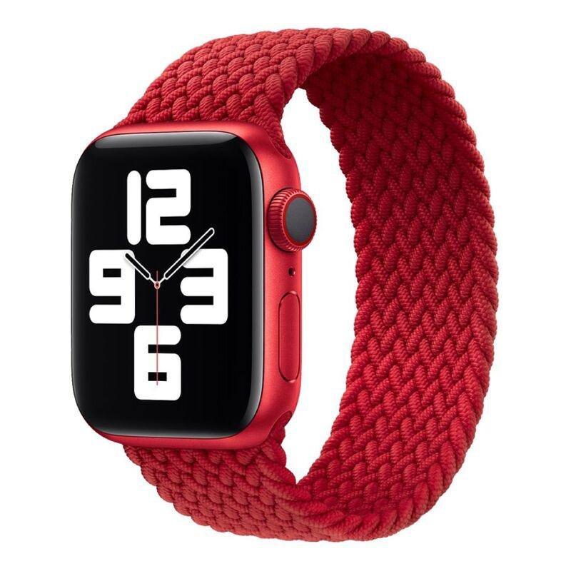 HYPHEN Oxnard Braided Apple Watch Band 42-44mm Large Red (Compatible with Apple Watch 42/44/45mm), , large image number 2