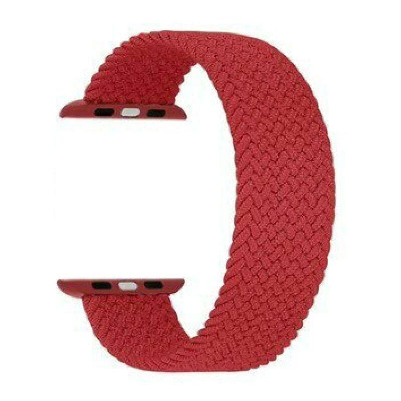 HYPHEN Oxnard Braided Apple Watch Band 42-44mm Large Red (Compatible with Apple Watch 42/44/45mm), , large image number 3