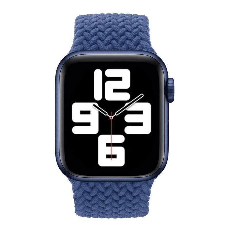 HYPHEN Oxnard Braided Apple Watch Band 42-44mm Large Blue (Compatible with Apple Watch 42/44/45mm), , large image number 3