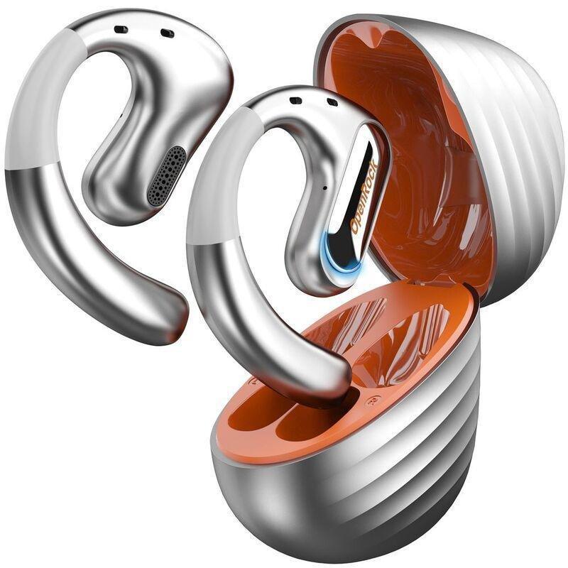 OpenRock Pro Open-Ear Air Conduction Sport Earbuds - Silver, , large image number 1