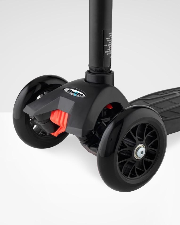 Maxi Micro Scooter Black with T-Bar, , large image number 1