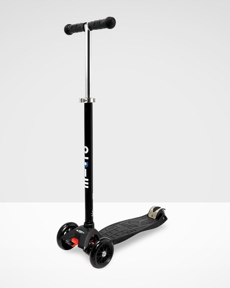 Maxi Micro Scooter Black with T-Bar, , large image number 6