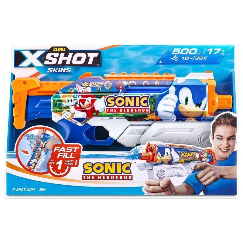 X-Shot Skins Sonic The Hedgehog Hyperload Water Blaster, , medium
