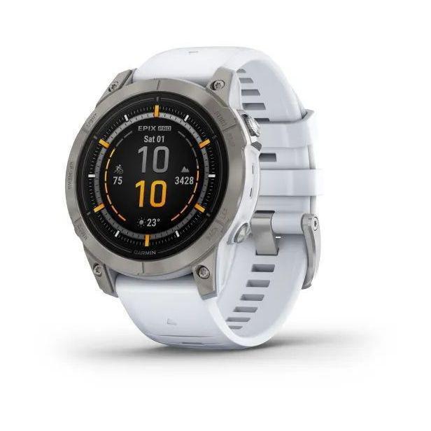Garmin epix Pro (Gen 2) - Sapphire Edition Smartwatch - Titanium with Whitestone Band (47mm), , large image number 0