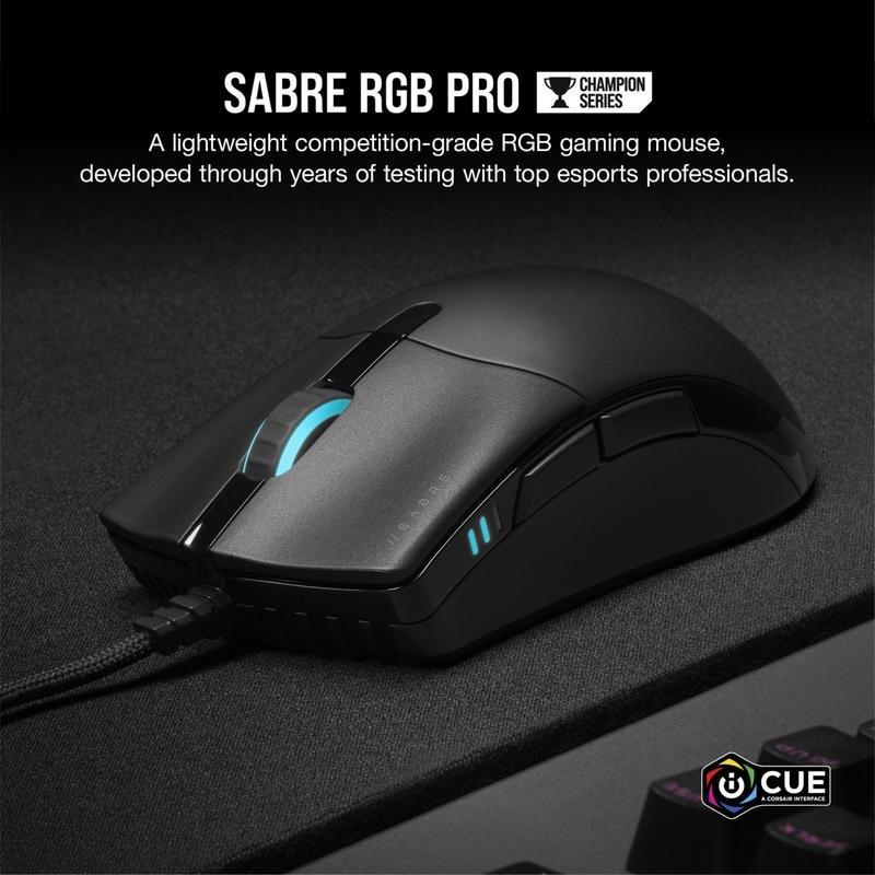 Corsair Sabre RGB Pro Champion Series Ultra-Light Fps/Moba Gaming Mouse, , large image number 3