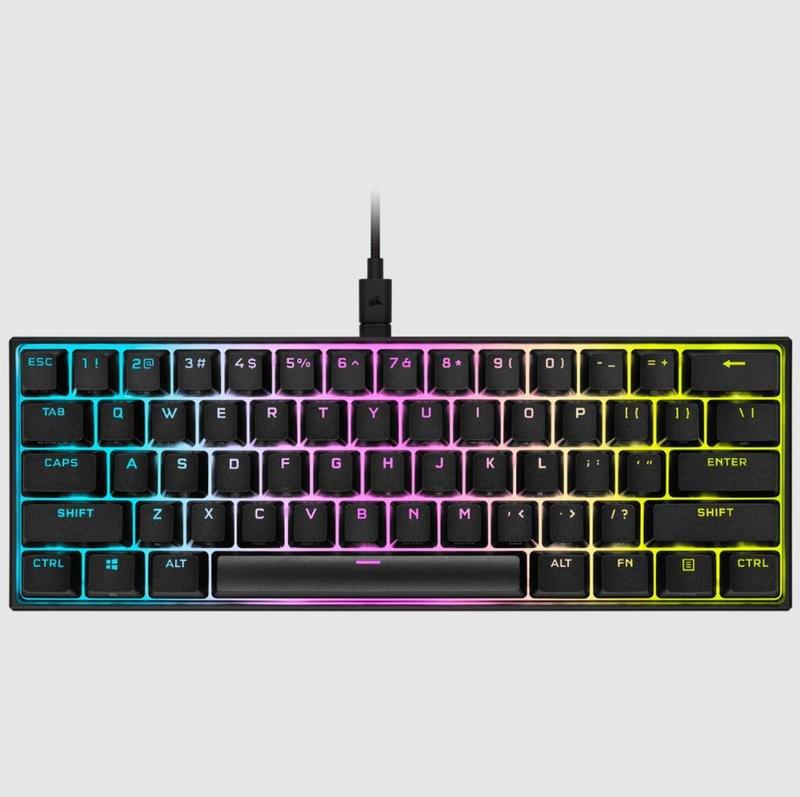 Corsair K65 RGB MINI Mechanical Gaming Keyboard - CHERRY MX SPEED Black (US English), , large image number 4