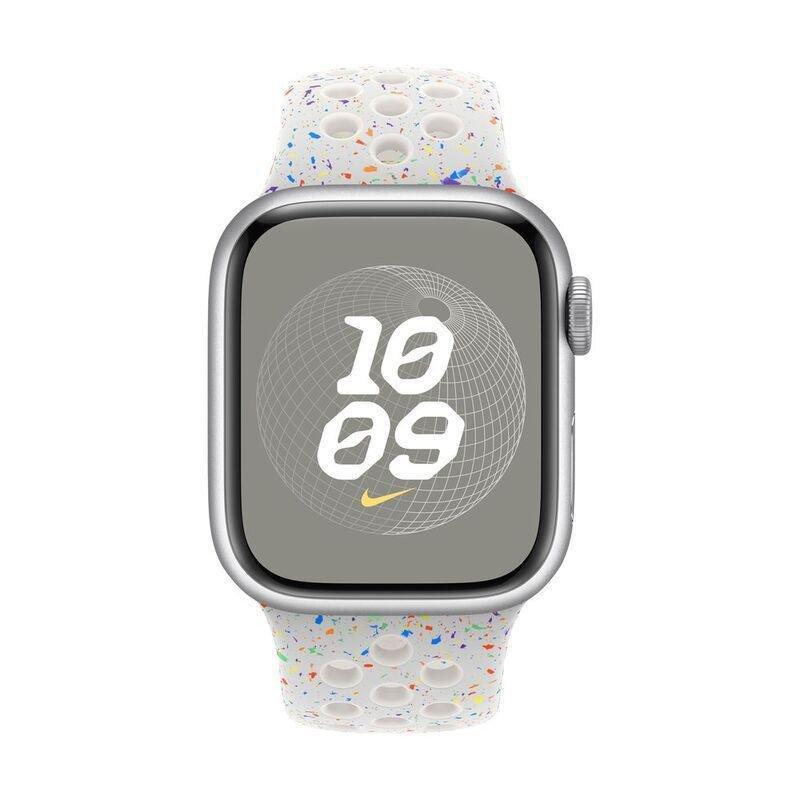 Apple Watch 45mm Pure Platinum Nike Sport Band - M/L, , large image number 1