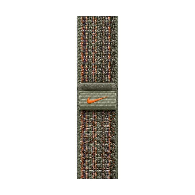 Apple Watch 45mm Sequoia/Orange Nike Sport Loop, , large image number 1